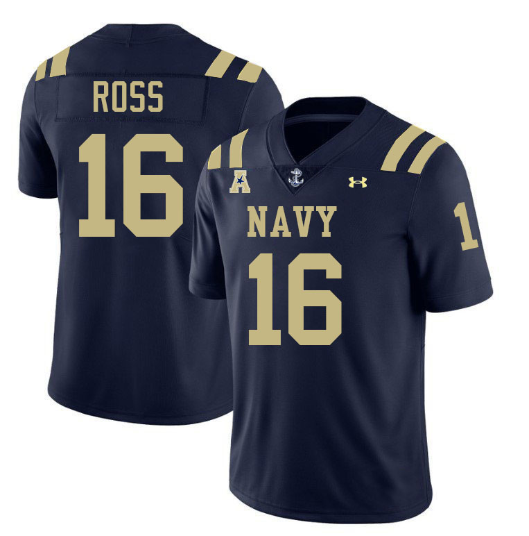 Navy Midshipmen #17 Justin Ross College Football Jerseys,Apparels Stitched-Navy Navy Midshipmen #17 Justin Ross College Football Jerseys,Apparels Stitched-Navy